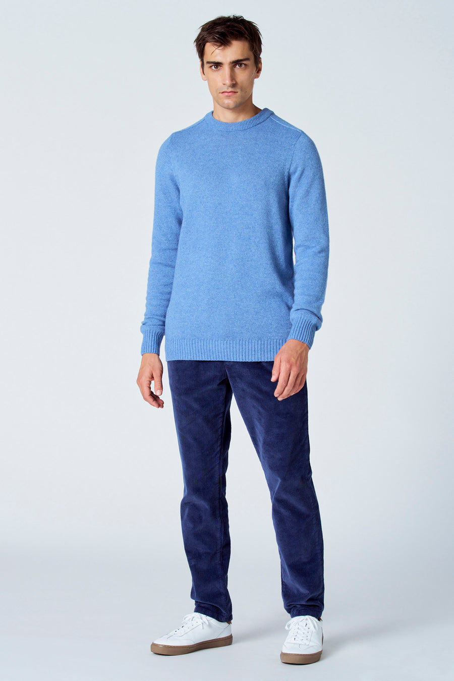 Pull met ronde hals - blauw - Le Fabuleux Marcel de Bruxelles