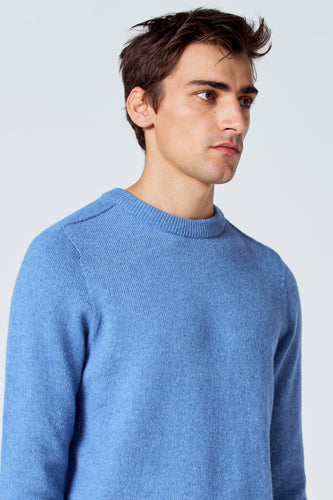 Pull met ronde hals - blauw - Le Fabuleux Marcel de Bruxelles