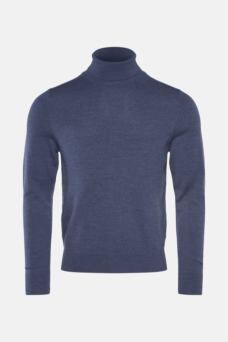 Pull col roulé Bleu - Le Fabuleux Marcel de Bruxelles