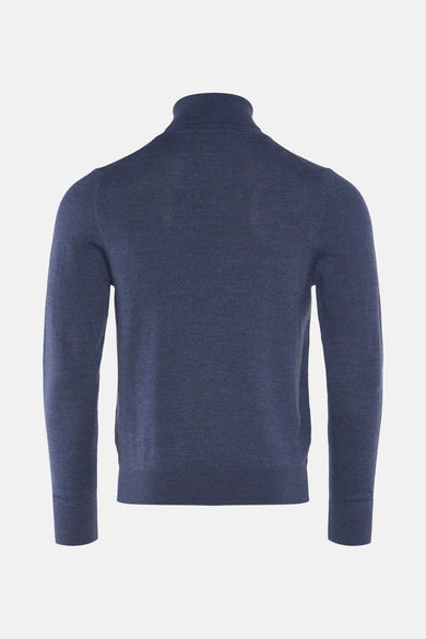 Pull col roulé Bleu - Le Fabuleux Marcel de Bruxelles