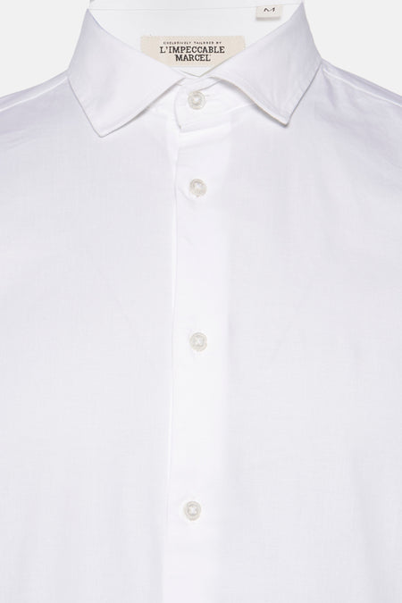 Chemise à manches longues - blanc