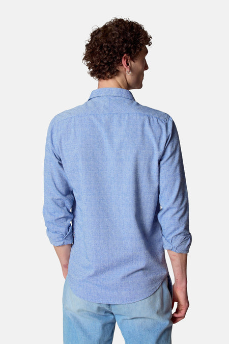 Hemd (lange mouwen) Blauw - Le Fabuleux Marcel de Bruxelles