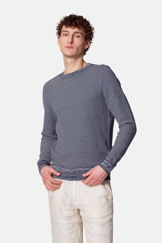 Pull met ronde hals - blauw - Le Fabuleux Marcel de Bruxelles - 4