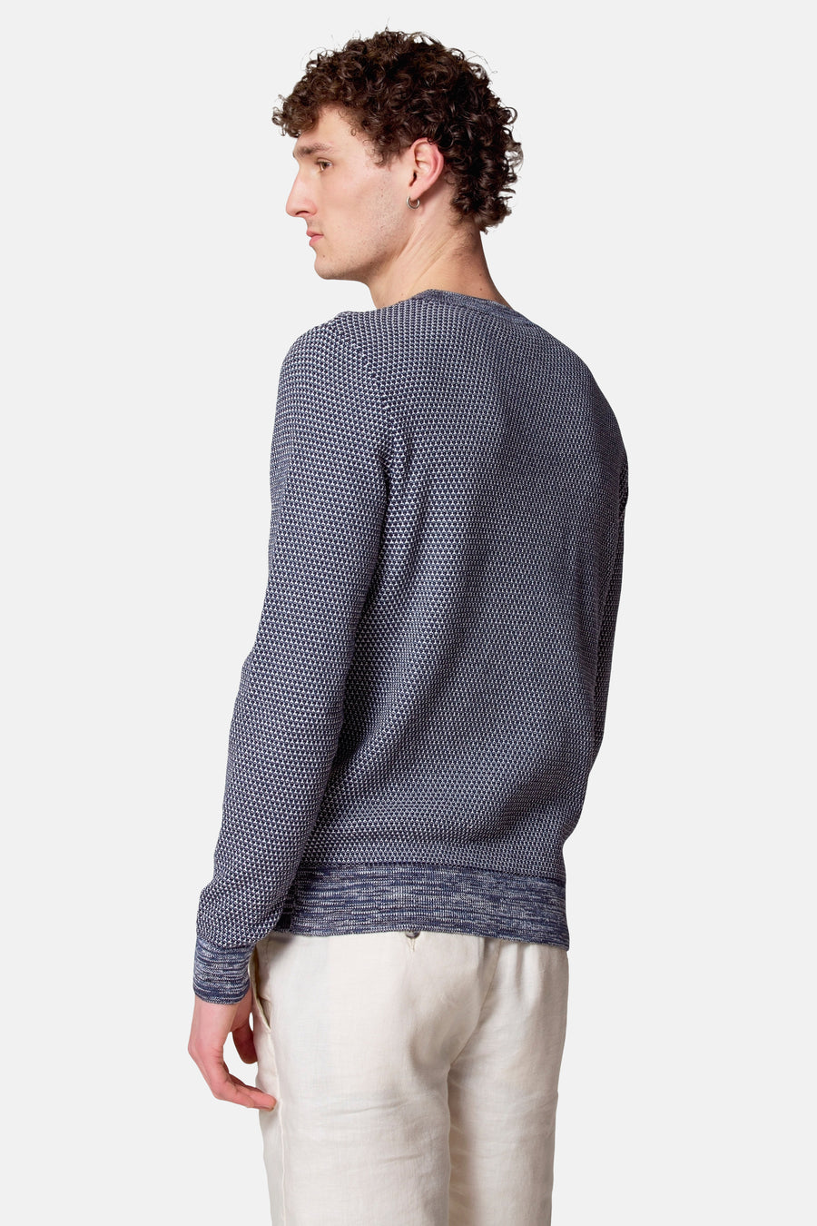 Pull met ronde hals - blauw - Le Fabuleux Marcel de Bruxelles - 3