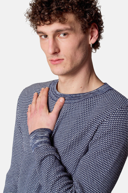 Trui met ronde hals Blauw - Le Fabuleux Marcel de Bruxelles