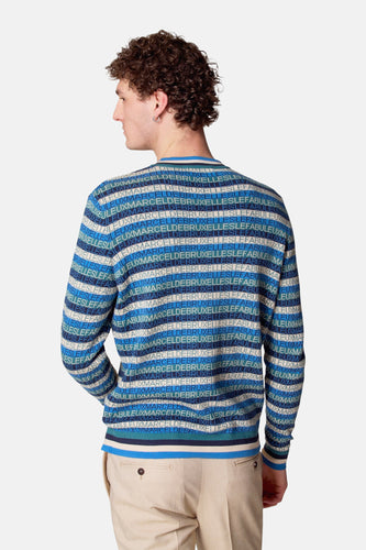 Pull met ronde hals - Blauw - Le Fabuleux Marcel de Bruxelles - 4