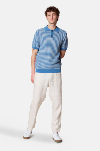 Polo met korte mouwen - blauw - Le Fabuleux Marcel de Bruxelles - 4