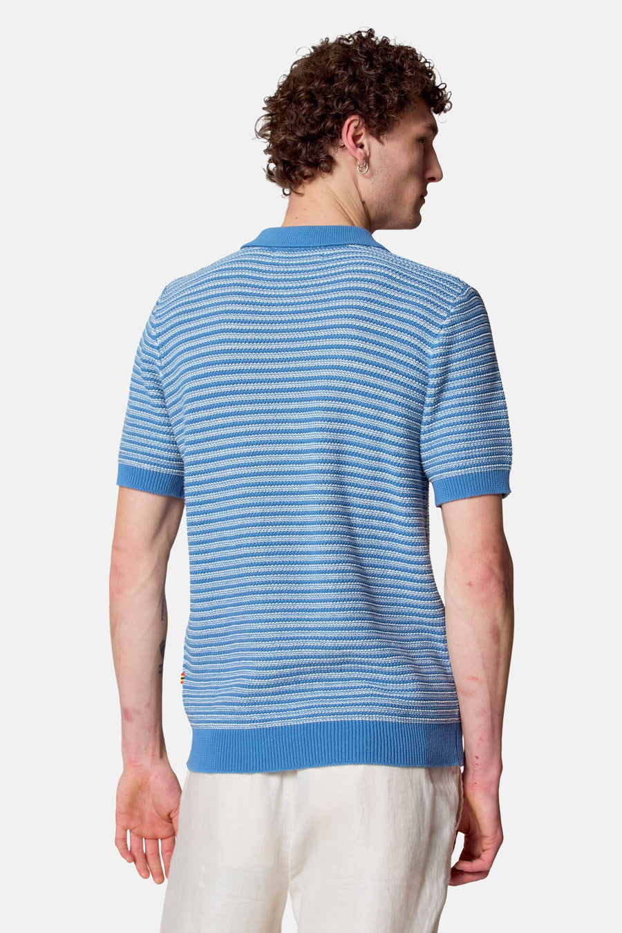 Polo met korte mouwen - blauw - Le Fabuleux Marcel de Bruxelles - 4