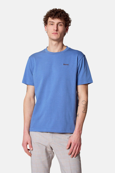T-shirt (korte mouwen) Blauw - Le Fabuleux Marcel de Bruxelles