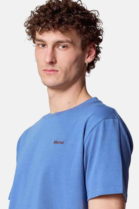 T-shirt (korte mouwen) Blauw - Le Fabuleux Marcel de Bruxelles