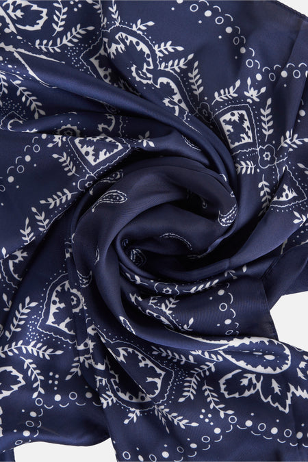 Zomersjaal Blauw - Le Fabuleux Marcel de Bruxelles