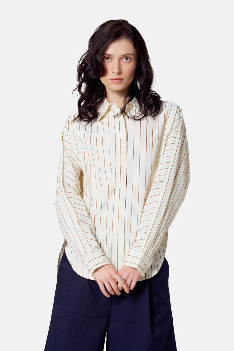 Hemd met lange mouwen - Beige - Le Fabuleux Marcel de Bruxelles