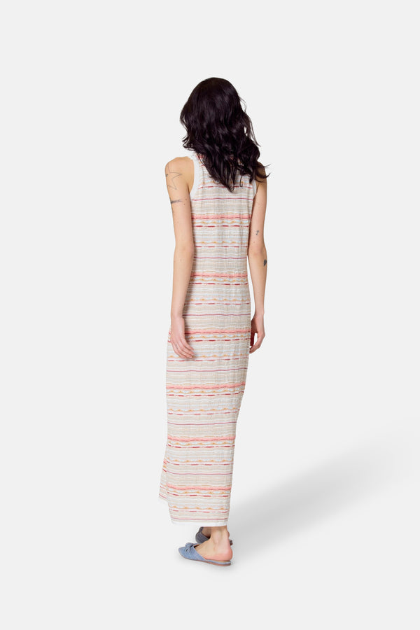 Dames tops kleed zonder mouw Beige - Le Fabuleux Marcel de Bruxelles