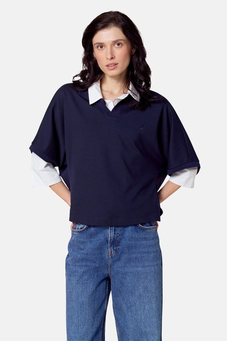 Polo à manches courtes - bleu