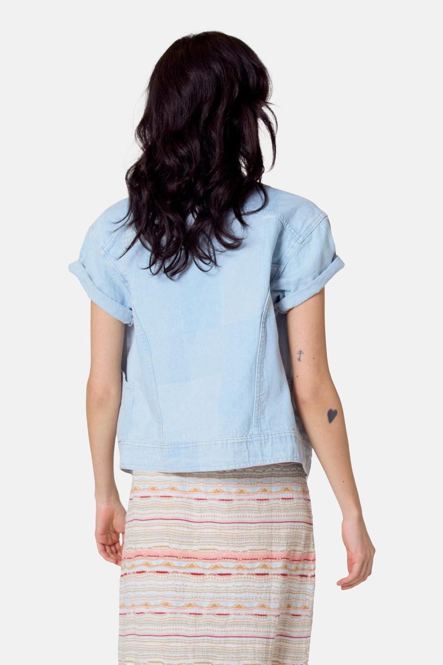 Veste en jean - Jean blue clair - Le Fabuleux Marcel de Bruxelles