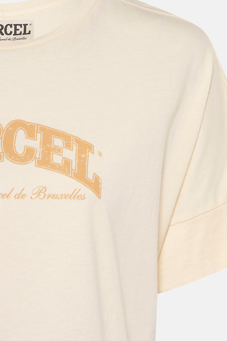 Top (korte mouwen) Beige - Le Fabuleux Marcel de Bruxelles