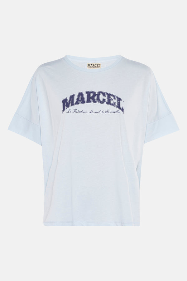 Top (korte mouwen) Blauw - Le Fabuleux Marcel de Bruxelles