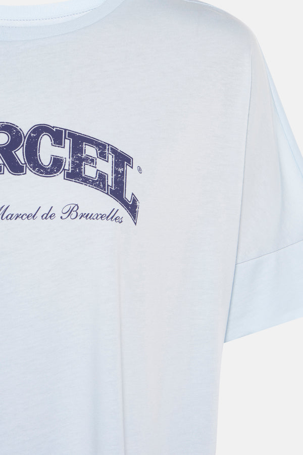 Top (korte mouwen) Blauw - Le Fabuleux Marcel de Bruxelles