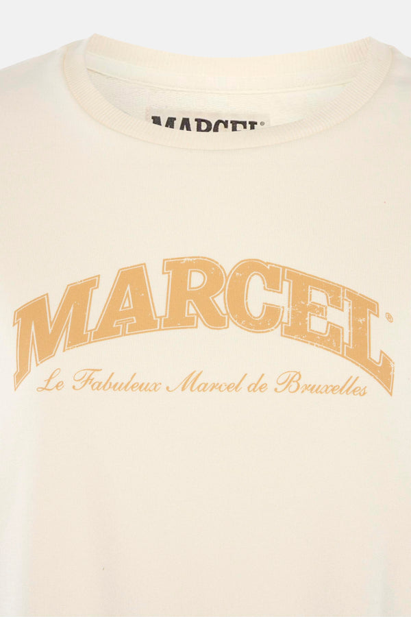 Sweater met ronde hals Beige - Le Fabuleux Marcel de Bruxelles