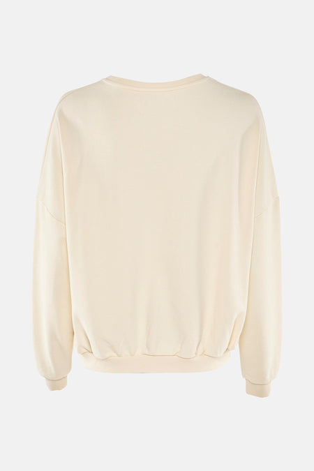 Sweater met ronde hals Beige - Le Fabuleux Marcel de Bruxelles