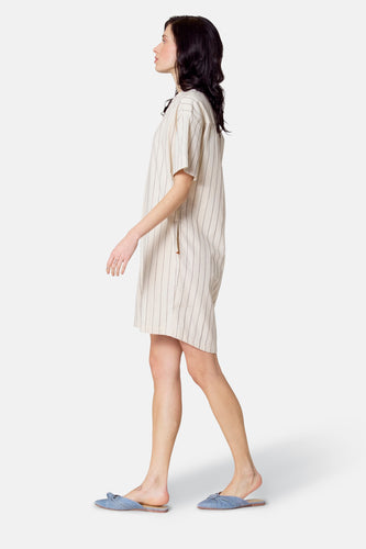 Kleedje met korte mouwen - Beige - Le Fabuleux Marcel de Bruxelles