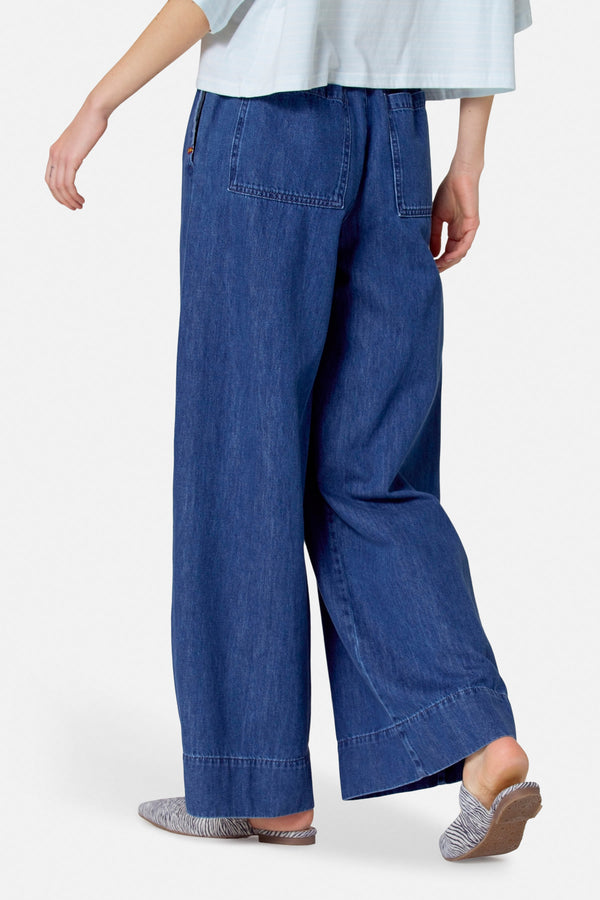 Jeans wide Mid blue denim - Le Fabuleux Marcel de Bruxelles