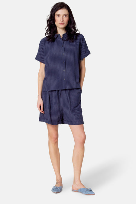 Short Blauw - Le Fabuleux Marcel de Bruxelles