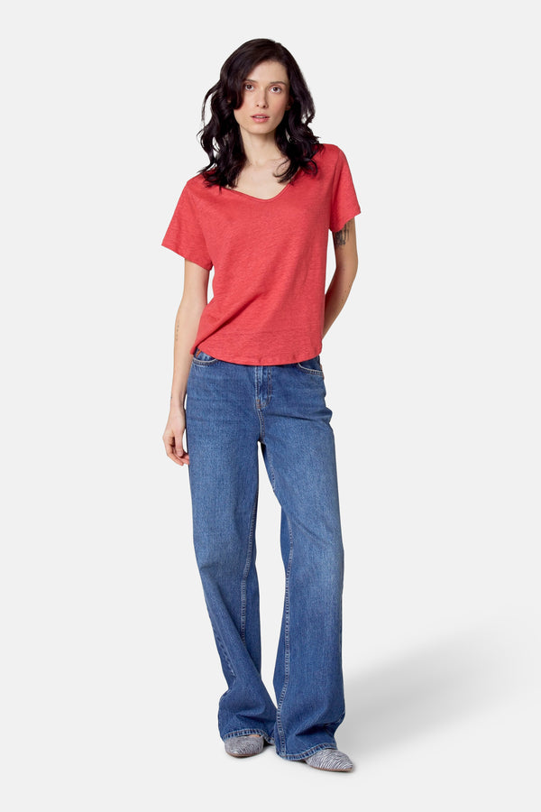 Top (korte mouwen) Rood - Le Fabuleux Marcel de Bruxelles