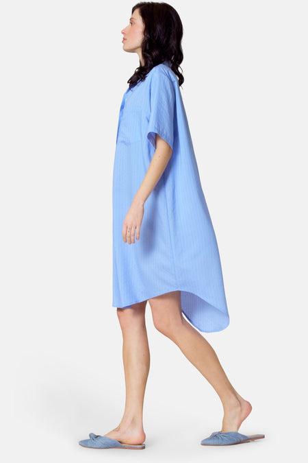 Kleedjes (korte mouwen) Blauw - Le Fabuleux Marcel de Bruxelles