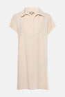 Kleedje met korte mouwen - ecru