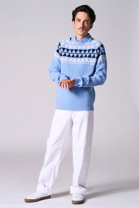 Pull col O Bleu - Le Fabuleux Marcel de Bruxelles