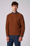 Pull col O Brun - Le Fabuleux Marcel de Bruxelles