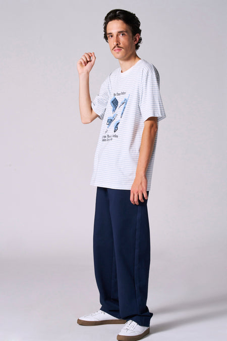 T-shirt (korte mouwen) Blauw - Le Fabuleux Marcel de Bruxelles