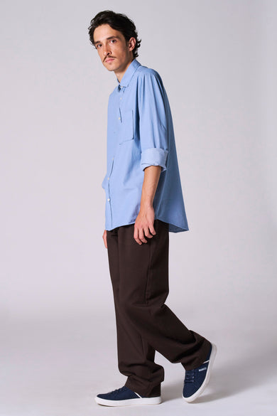 Hemd (lange mouwen) Blauw - Le Fabuleux Marcel de Bruxelles