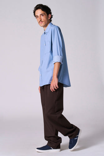 Chemise à manches longues - bleu - Le Fabuleux Marcel de Bruxelles