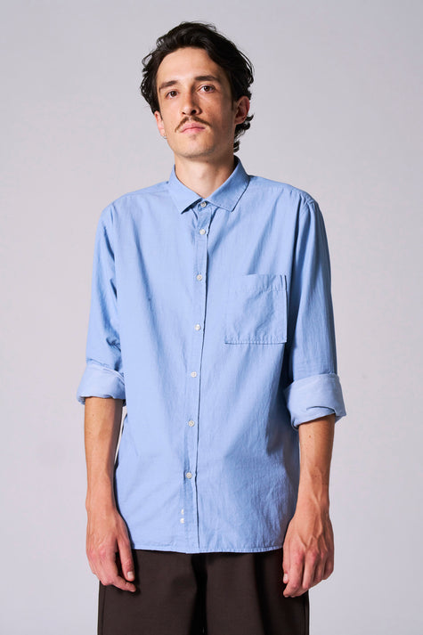 Chemise (manches longues) Bleu - Le Fabuleux Marcel de Bruxelles
