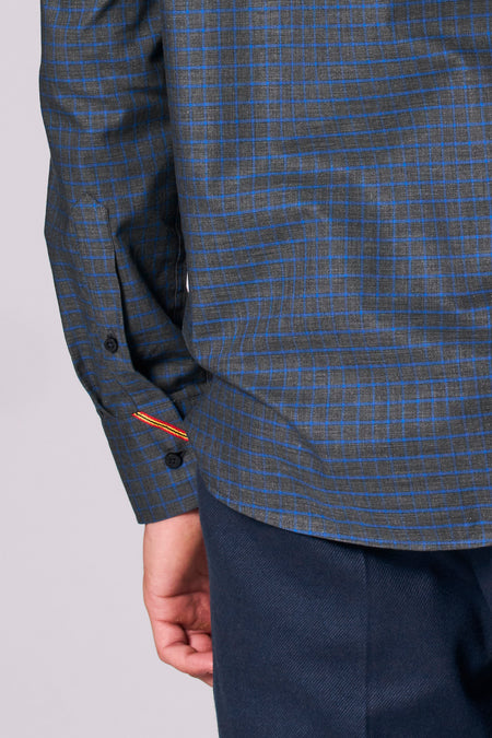 Chemise (manches longues) Bleu - Le Fabuleux Marcel de Bruxelles