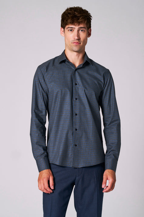 Chemise (manches longues) Bleu - Le Fabuleux Marcel de Bruxelles