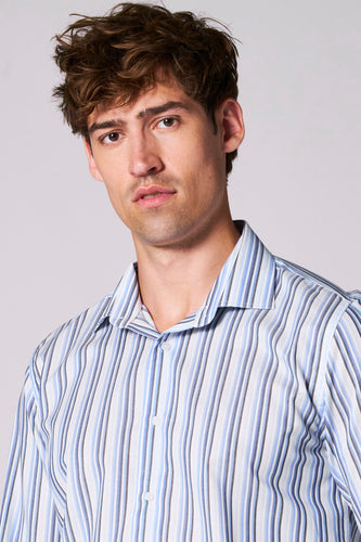 Hemd met lange mouwen - Blauw - Le Fabuleux Marcel de Bruxelles