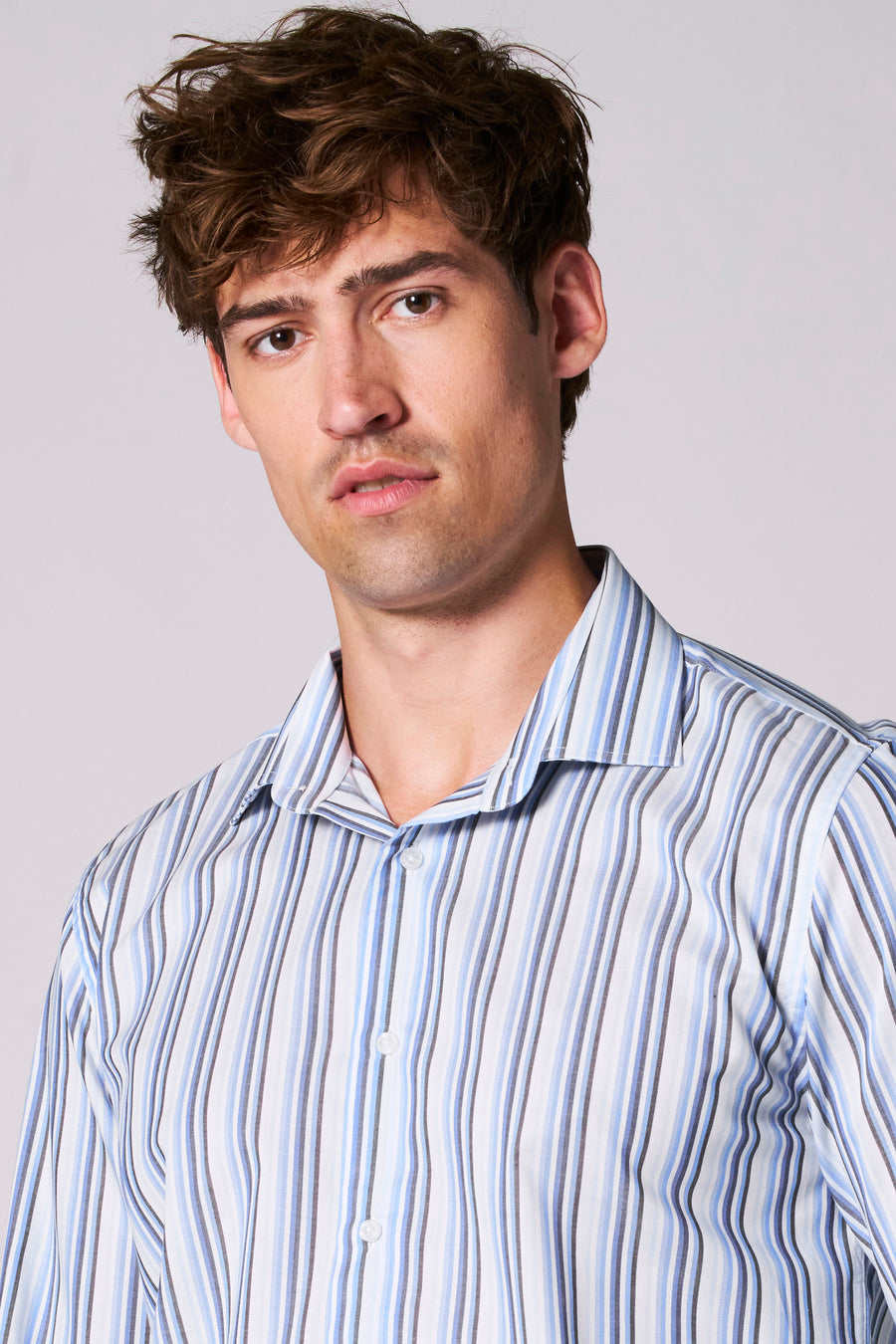 Hemd met lange mouwen - Blauw - Le Fabuleux Marcel de Bruxelles