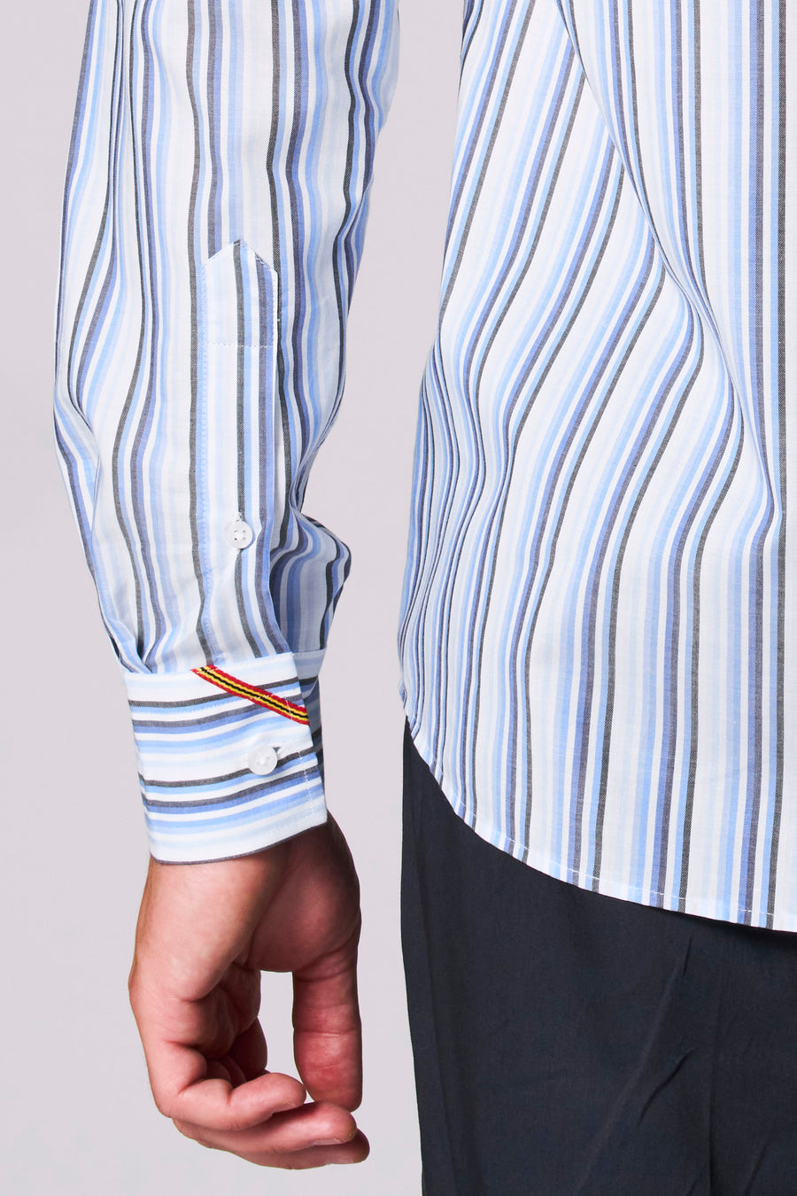 Hemd met lange mouwen - Blauw - Le Fabuleux Marcel de Bruxelles