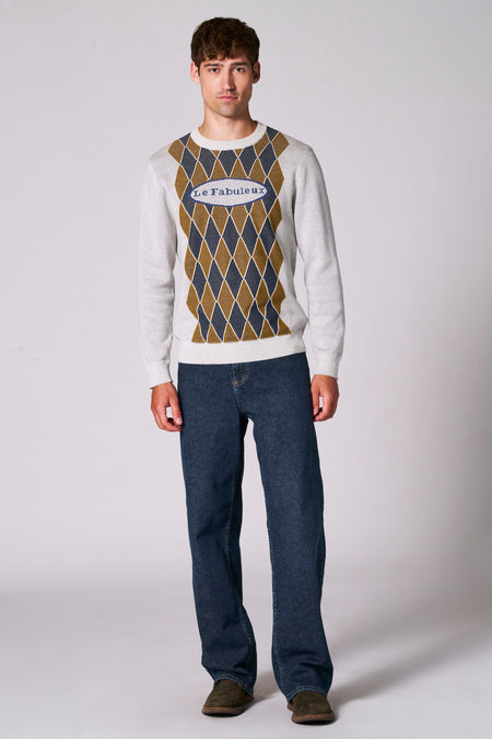 Jeans straight mid blue denim - Le Fabuleux Marcel de Bruxelles
