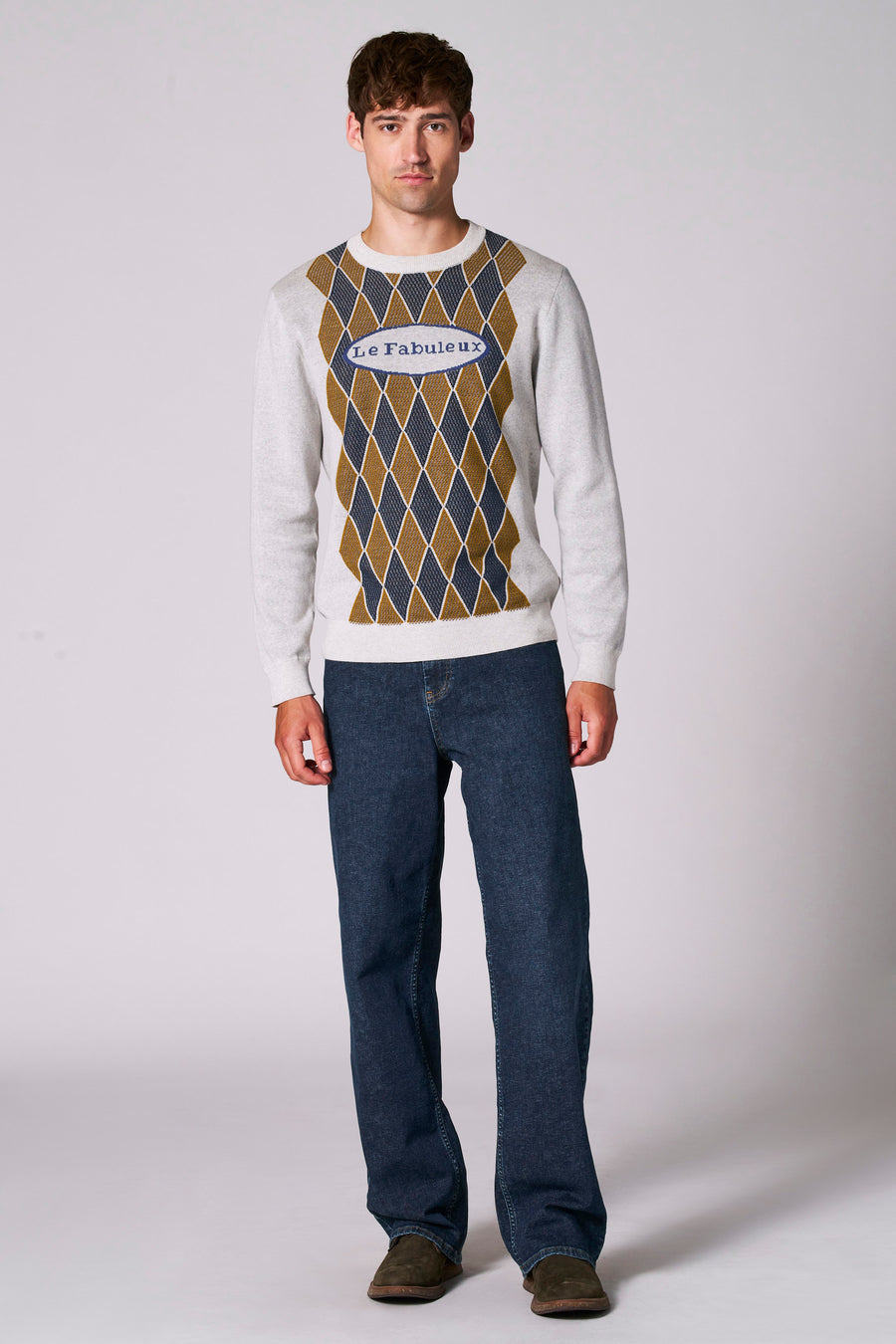 Jeans straight mid blue denim - Le Fabuleux Marcel de Bruxelles - Le Fabuleux Marcel de Bruxelles