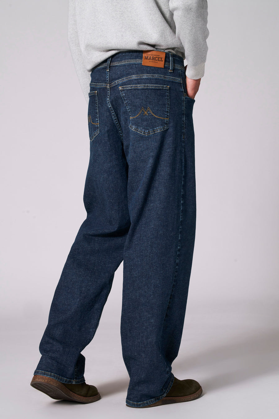 Jeans straight mid blue denim - Le Fabuleux Marcel de Bruxelles - Le Fabuleux Marcel de Bruxelles