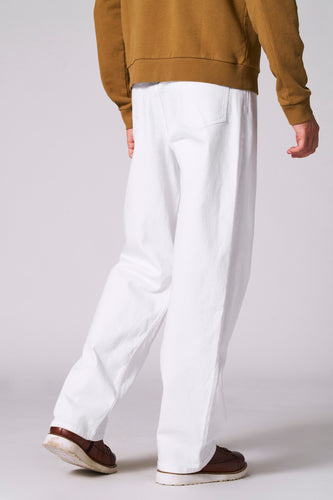 Jeans straight off white denim - Le Fabuleux Marcel de Bruxelles - Le Fabuleux Marcel de Bruxelles