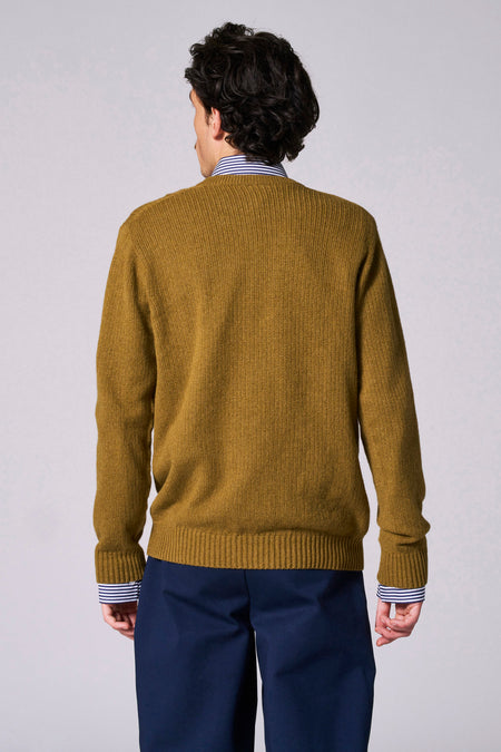 Pull met ronde hals - groen