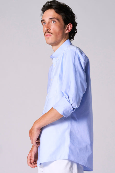 Chemise à manches longues - bleu