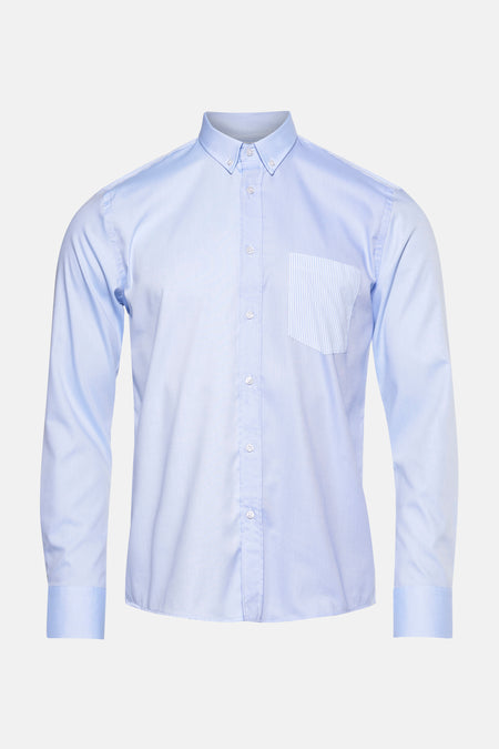 Hemd (lange mouwen) Blauw - Le Fabuleux Marcel de Bruxelles