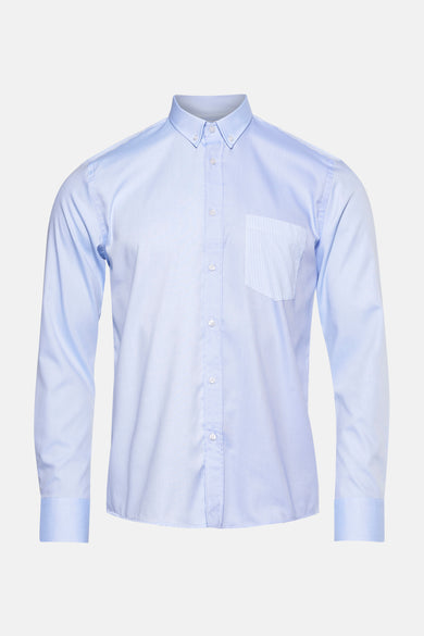 Chemise à manches longues - bleu