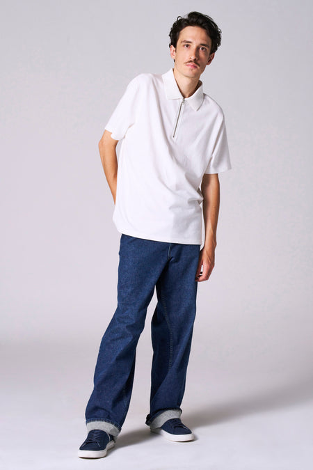 Polo met korte mouwen - wit